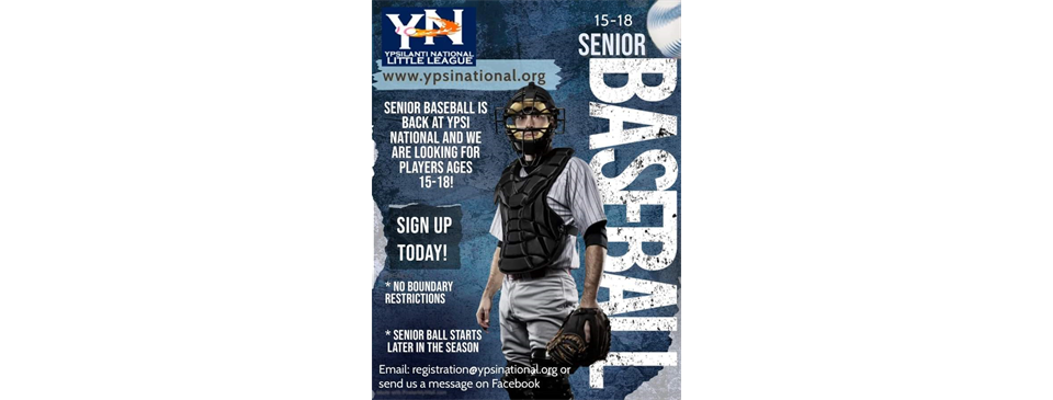 Senior Baseball is back!