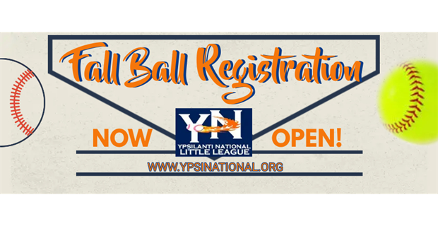 Fall Ball Registration is now open!